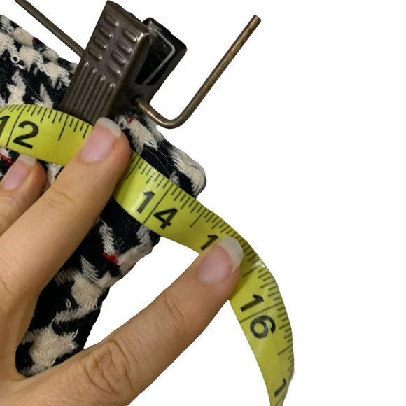 Vintage Coventry Row Black White Houndstooth Wool Blazer Pencil Skirt Set Medium - Picture 12 of 13